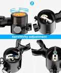 Sensitivity adjustment controls for Dope Mini Scuba System With 0.5L Dual Cylinders And DOT Certified Pony Bottle For Underwater Work And Recreation