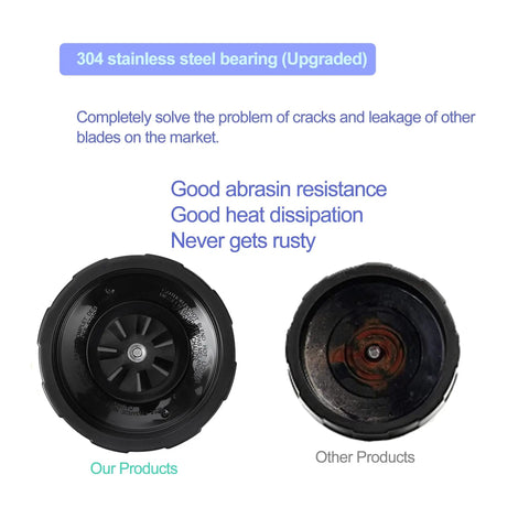 Single Pack 7 Fin Blender Extractor Blade Assembly Replacement For Auto iQ Blenders Fits 4 Inch Cup Models Like BL480 BL482 BL642 BL682 NN102 Durable Stainless Steel Construction No Fuss To Install And Clean