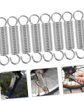 Top Tier 8 Piece Mechanical Compression Spring Kit Perfect For Crafting And E V Brackets Plus Ladder Feet Heavy Duty Stainless Steel Stuff That Holds Tight. 8 stainless steel springs for bike and bracket repairs