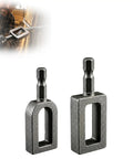 Heavy Duty Electric Drill Wire Twisting Tool With 1/4 Inch Hex Shank, alloy steel nut twisters for fast fencing use.