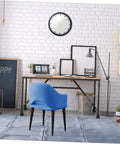 Quartz Clock Movement Battery Operated No Tick Silent Wall Clock Mechanism Replacement Kit in a modern office setting.
