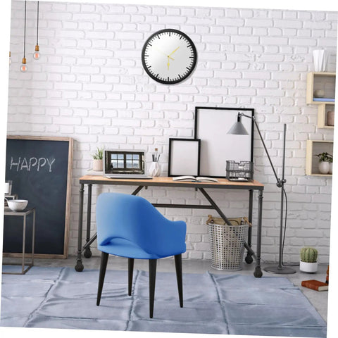 Quartz Clock Movement Battery Operated No Tick Silent Wall Clock Mechanism Replacement Kit in a modern office setting.