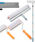 Three Piece Spiked Roller Set Pro Grade For Self Leveling And Epoxy Floors Includes 6 Inch 9 Inch And 20 Inch Heads shown in full