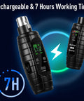 Wireless XLR Transmitter And Receiver System With 48V Phantom Power, 0V/5V/48V Switchable, 16-Channel UHF Wireless close-up view
