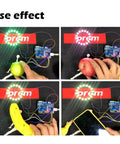 5 Pack TCS3472 RGB Color Sensor Module With IR Filter I2C Interface demonstrating color recognition on fruits with Arduino
