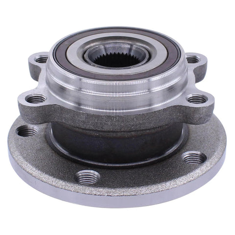 Pair Of Front Wheel Hub Bearing Assemblies For Audi TT A3 Q3 Quattro And Volkswagen Tiguan CC Passat Jetta Golf GTI Beetle Eos Fits Front Left Or Right Replaces Worn Hubs Delivers Smooth Ride With Durable Bearings
