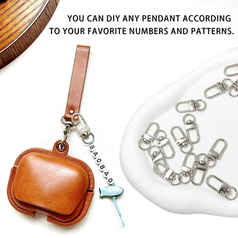 Heavy Duty Silver Lobster Claws And Swivel Snap Hooks With Key Rings Tough As Nails Zinc Alloy Quick Release Clips for DIY.