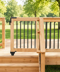 Heavy Duty Sliding Gate Kit With Anti Sag Roll Wheels For Deck And Driveway Gates Universal Fit For 1 To 2 Inch Wood Fences Smooth Quiet Operation Gate Hardware For Easy Setup And Reliable Gate Movement No Fuss, wood deck gate with black roller wheel