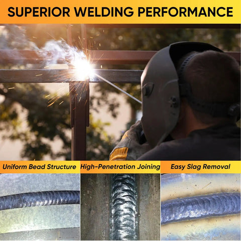 Welder using E6013 3/32 Inch Welding Rods 2Lb Set For Carbon Steel All Positions Easy Start Arc With Minimal Spatter Works With AC DC Welders