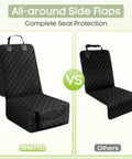 Waterproof Front Seat Cover For Dogs 2 Pack Pet Seat Protector With Side Flaps Universal Fit For Cars Trucks And SUVs