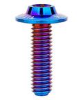 High Performance Grade Five Titanium Torx Bolts And Dished Head Screws In Bold Burnt Blue Finish M5 And M6 Sizes With M6 By 20 Millimeter Spec For Street Legal Builds, M6 burnt blue screw.
