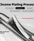 Image showing chrome plating process of 5 Inch Diesel Exhaust Tip Elbow With Clamps, highlighting rust-resistant chrome finish.