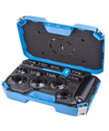 Bearings Installation Tool Kit With 36 Impact Rings And 3 Sleeves, Dead Blow Hammer, And Carry Case For Bore Diameters 10 To 55 Mm