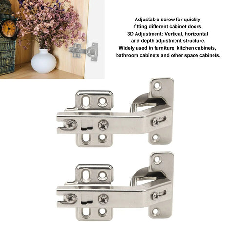 135 Degree Corner Folding Door Hinge For Concealed Cabinets Soft Close 3 Way Adjustment Heavy Duty Steel Cabinet Hinge Built To Last