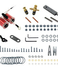 8/32 Tattoo Machine Parts Repair Kit With Non Bobbin Coil 24 AWG Copper Wire 10 Wraps 47uF 50V Capacitor parts layout