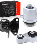 Heavy Duty Engine And Transmission Mount Kit With Torque Strut For Mazda CX7 07 To 12 Automatic, showing three durable components and packaging.