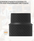 Essential 5 In To 4 In Hose Reducer Adapter made of durable ABS, connecting vacuum systems for efficient dust collection.