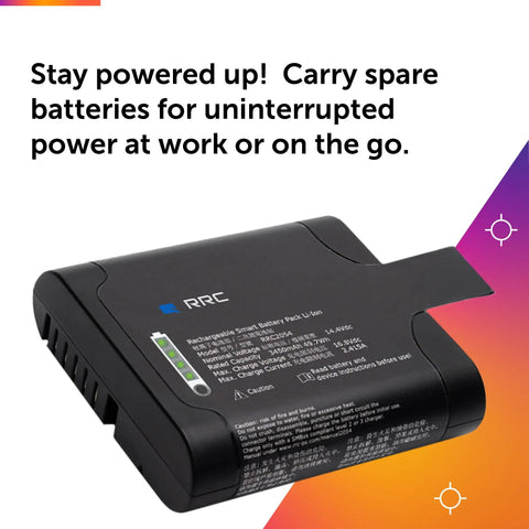 Rechargeable Spare Battery For Si2 And Si1 Acoustic Imaging Cameras, Portable Li Ion Power Pack, Compact and labeled