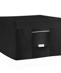 Rugged Outdoor Fire Pit Cover For Rectangular Fire Tables 67L X 37W X 28H Waterproof PVC Coated Windproof Black