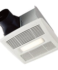 InVent Series Ceiling Bathroom Exhaust Fan With LED Light, Quiet 80 CFM, 0.7 Sones, Energy Star, White, Room-Side Mount