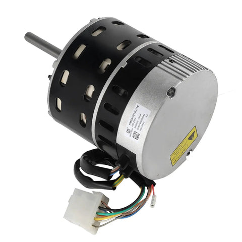 Heavy Duty 1/2 Hp X13 Ecm Furnace Blower Motor Replaces 6205e At 1050 Rpm, showing durable black casing and wiring harness.