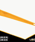 Close-up of Heavy Duty Ratchet Binder For One Half To Five Eighths Inch Chain Two Pack With 18,100 LBS Working Load, showing handle and markings.