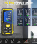 Dual Laser Measuring Tool With Green Bilateral Laser, 393ft Range, Rechargeable Digital Laser Measure, Backlit LCD Display, Angle Sensor, Six Unit Modes, Multiple Measurement Functions For Fast, Accurate Distances.