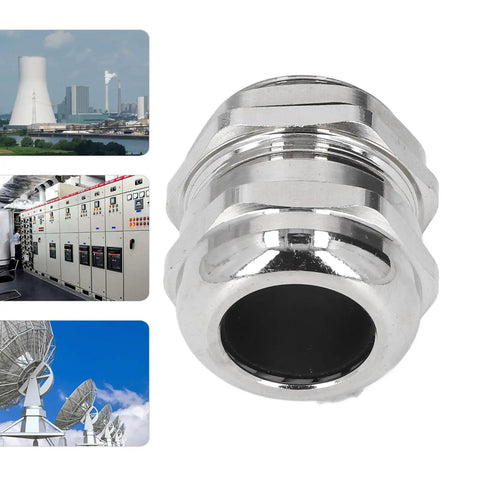 M25 Adjustable Stainless Steel Cable Gland Kit For 10 To 16mm Cables with industrial panels background
