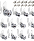 12 Pack Premium Cabinet Cam Locks Keyed Alike With Five Eighth Inch Locks For Heavy Duty File Cabinets Drawers Mailboxes