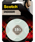 Indoor Double Sided Mounting Tape 1/2 Inch By 80 Inch With Industrial Strength Adhesive For Painted Surfaces Holds Up To 15 Pounds On Contact No Mess Or Tools Required in packaging