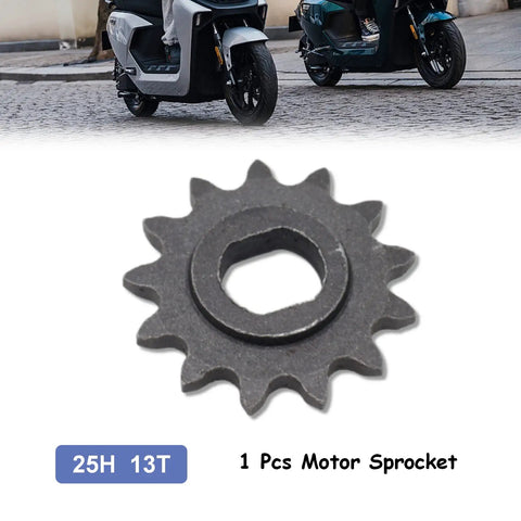 Motor Sprocket 25H 13T For MY1020 Electric Bike Motor, Metal Replacement Chain Wheel Gear, Durable Sprocket For MY1020 Bike Motor, Built For Trail Rides And Daily Commute Grind