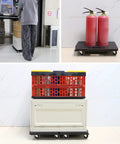 Heavy Duty Furniture Dolly With Interlocking 4 Wheel Flat Dollies 16 X 11 Inches 500 LB Capacity carrying boxes and items