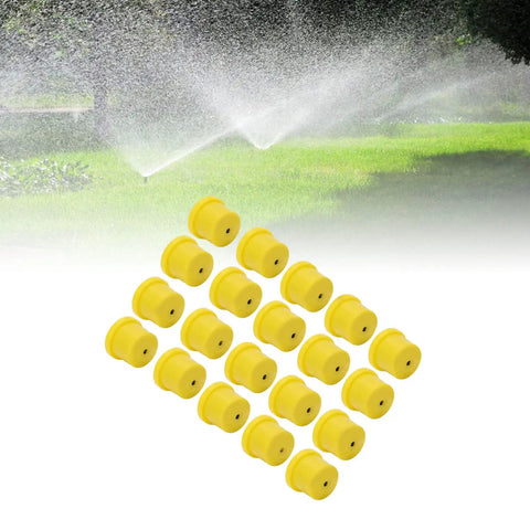 Drone Sprayer Nozzle Kit For Agricultural Use KZ80 Compatible Cone Atomization Nozzle With Flat Fan adjusting on grass
