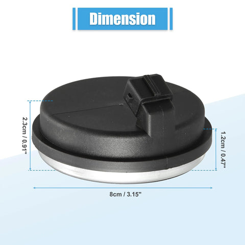 Rear Hub Bearing ABS Speed Sensor 58980C1100 For Hyundai Veloster N Without AWD Hyundai Tucson 2016 2021 Left Right Wheel Cap Black