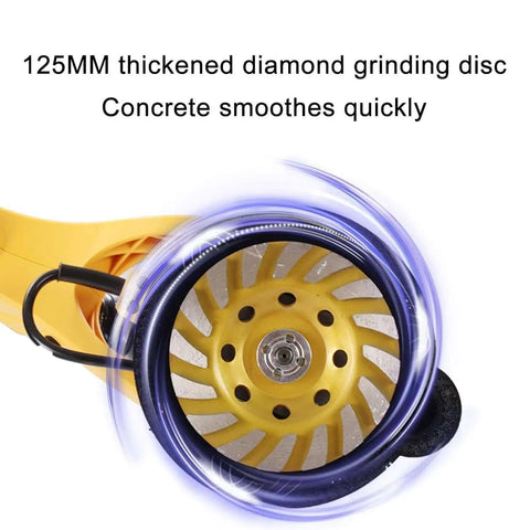 125MM thickened diamond grinding disc for Top Tier Cordless Brushless Angle Grinder featuring pure copper motor workhorse.