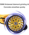 125MM thickened diamond grinding disc for Badass Cordless Brushless Angle Grinder Featuring Variable Speed Control.