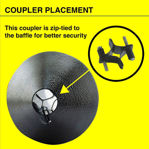 Slide On Torpedo Steel Squirrel Baffle With 6.125 Inch Diameter And Textured Powder Coat For Outdoor Bird Feeders Includes Pole Mount Coupler