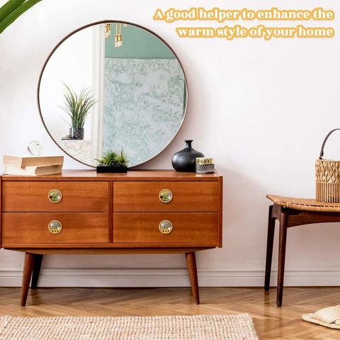 Hella Awesome Sunflower Drawer Knobs And Cabinet Pulls Set Of Twelve Vintage Rustic Home Fixture Top Shelf Quality on a dresser.
