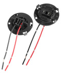 2Pcs H7 Bulb Socket for Car Headlight Harness LED Bulb Connector Round Light Base 12V Plug and Play Durable Nylon Replacement Kit