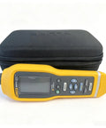 Mechanical Vibration Meter Tester 805 FC Accessories Kit With Model Selector And One Year Limited Warranty Reliable Replacement Parts For Vibration Analysis And Field Service, yellow handheld meter in case