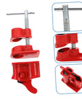 Built Tough Woodworking Pipe Clamp Set Half Inch Quick Release Cast Iron Clamps 2 Piece Kit for Woodworking and Glue Ups