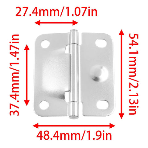 Close-up of stainless steel cooler hinge replacement from Stainless Steel Cooler Hinge Replacement Kit With Mounting Screws 2 Pack.