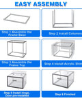 Step-by-step assembly guide for Clear Acrylic CNC Enclosure For 3018 PRO, 3018, MX3, 1810 PRO, 1610 CNC Router Machines