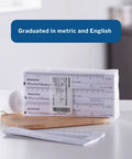Wound Measuring Guide Ruler, 6 Inch Paper, Non Sterile, 50 Count, Calibrated for Super Handy Wound Progress Tracking in Both Metric And Imperial Units For Medical Staff And Home Use. Packaged paper ruler with metric and inch graduations
