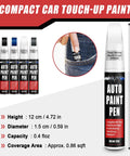 Pearl White Multi Coat PPSW Touch Up Paint For Tesla Model Y, 3, X, S 0.4 Fl Oz Scratch Repair Pen 2 In 1 Color Accurate Easy To Use