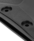 Close-up of Hydrofoil Stabilizer for Outboard Motors and Stern Drives 4-50HP with bolt holes and textured ABS surface