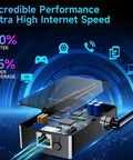 4X Faster WiFi Extender With Ethernet Port, Long Range Home Signal Booster, No More Dead Zones, Easy Setup image, 3D WiFi signal