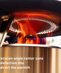 Ranger Heat Deflector Boosts Outdoor Fire Pit Warmth With Angled Design Redirecting Heat To Expand Radius and Comfort