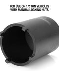 Dana 44 Lug Nut Spindle Socket Heavy Duty Tool Built For 4WD Dana 44 Axles Only Works With GM Dodge And Select Ford Applications