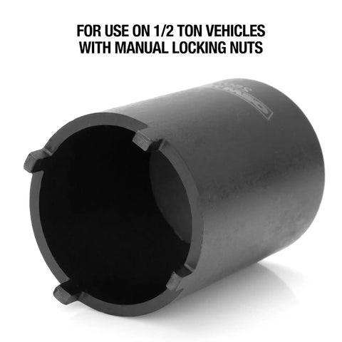 Dana 44 Lug Nut Spindle Socket Heavy Duty Tool Built For 4WD Dana 44 Axles Only Works With GM Dodge And Select Ford Applications